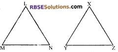 RBSE Solutions for Class 7 Maths Chapter 9 Congruence of Triangles Ex 9.1