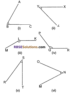 RBSE Solutions for Class 7 Maths Chapter 9 Congruence of Triangles Ex 9.1