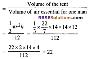 RBSE Solutions for Class 10 Maths Chapter 16 Surface Area and Volume Additional Questions