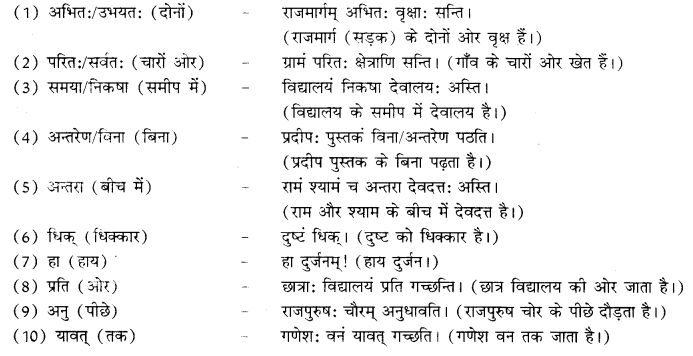 RBSE Class 10 Sanskrit व्याकरणम् कारकम् image 5a
