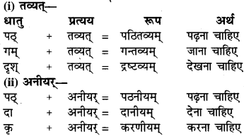 RBSE Class 6 Sanskrit व्याकरण प्रत्यय प्रकरणम् 5