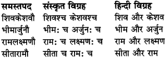 RBSE Class 6 Sanskrit व्याकरण समास 11