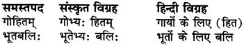 RBSE Class 6 Sanskrit व्याकरण समास 4