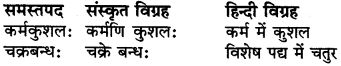 RBSE Class 6 Sanskrit व्याकरण समास 7