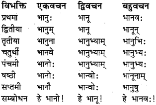 RBSE Class 8 Sanskrit व्याकरण संज्ञा शब्द 7