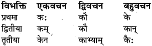 RBSE Class 8 Sanskrit व्याकरण सर्वनाम शब्द 5