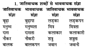 RBSE Class 9 Hindi व्याकरण संज्ञा 2