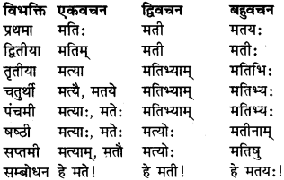 RBSE Class 9 Sanskrit व्याकरण रूप-प्रकरणम् 11