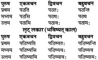 RBSE Class 9 Sanskrit व्याकरण रूप-प्रकरणम् 45