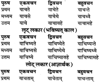 RBSE Class 9 Sanskrit व्याकरण रूप-प्रकरणम् 73