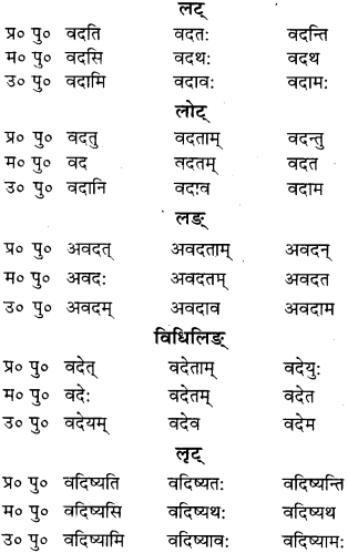 RBSE Class 9 Sanskrit व्याकरणम् 42