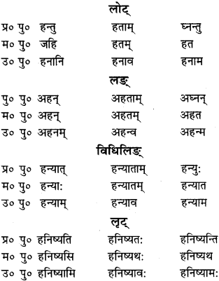 RBSE Class 9 Sanskrit व्याकरणम् 56
