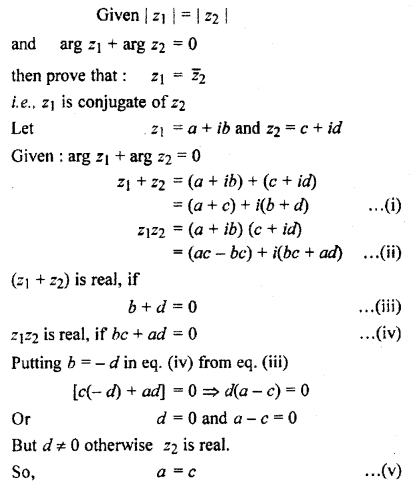 RBSE Solutions for Class 11 Maths Chapter 5 Complex Numbers Miscellaneous Exercise 18
