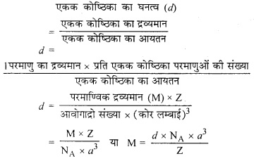 RBSE Solutions for Class 12 Chemistry Chapter 1 ठोस अवस्था image 16
