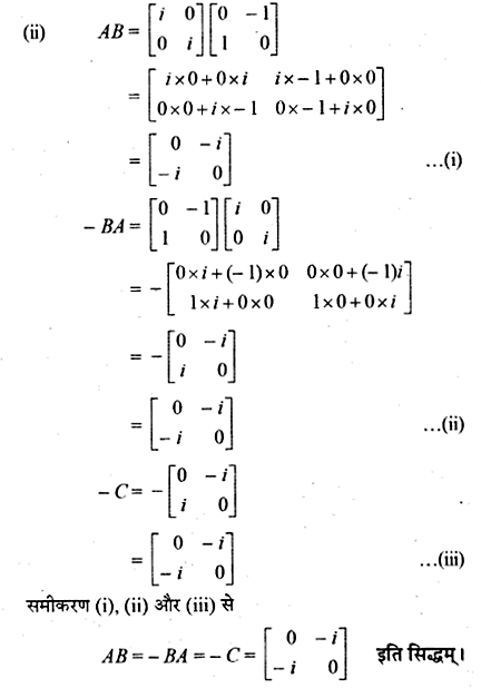 RBSE Solutions for Class 12 Maths Chapter 3 Additional Questions 59