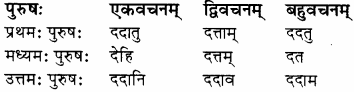 RBSE Solutions for Class 8 Sanskrit रञ्जिनी Chapter 17 धेनुमहिमा - 3