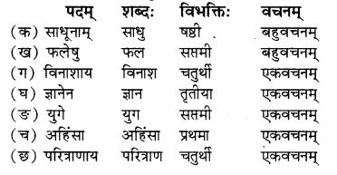 RBSE Solutions for Class 8 Sanskrit रञ्जिनी Chapter 5 गीतामृतम् - 3