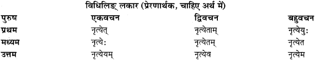 RBSE Class 11 Sanskrit व्याकरणम् धातुरूप प्रकरणम् 15