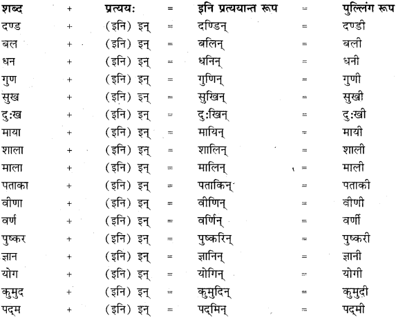 RBSE Class 11 Sanskrit व्याकरणम् प्रत्यय ज्ञानम् 33