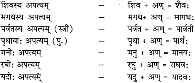 RBSE Class 11 Sanskrit व्याकरणम् प्रत्यय ज्ञानम् 35