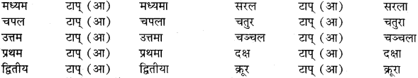 RBSE Class 11 Sanskrit व्याकरणम् प्रत्यय ज्ञानम् 45