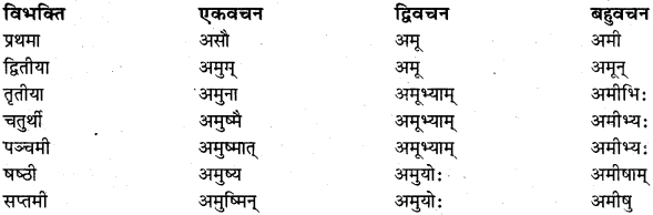 RBSE Class 11 Sanskrit व्याकरणम् शब्दरूप प्रकरणम् 22