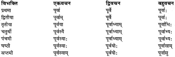 RBSE Class 11 Sanskrit व्याकरणम् शब्दरूप प्रकरणम् 5