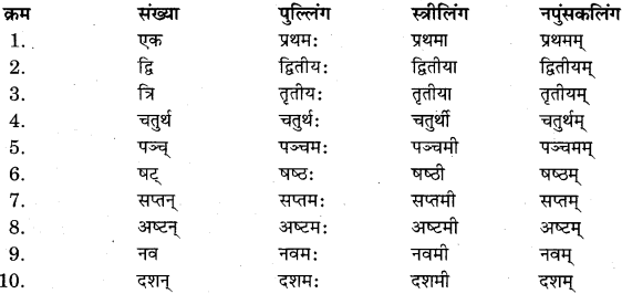 RBSE Class 11 Sanskrit व्याकरणम् शब्दरूप प्रकरणम् 9