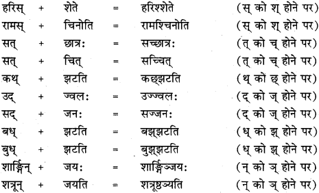 RBSE Class 11 Sanskrit व्याकरणम् सन्धि प्रकरणम् 21