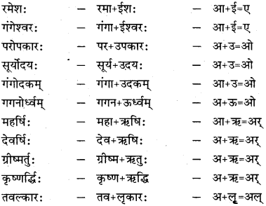 RBSE Class 11 Sanskrit व्याकरणम् सन्धि प्रकरणम् 5