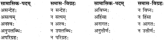 RBSE Class 11 Sanskrit व्याकरणम् समास प्रकरणम् 20
