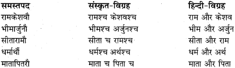 RBSE Class 11 Sanskrit व्याकरणम् समास प्रकरणम् 26