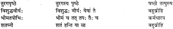 RBSE Class 11 Sanskrit व्याकरणम् समास प्रकरणम् 32
