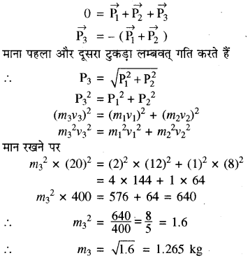RBSE Solutions for Class 11 Physics Chapter 4 गति के नियम 34