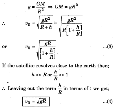 RBSE Solutions for Class 11 Physics Chapter 6 Gravitation 13