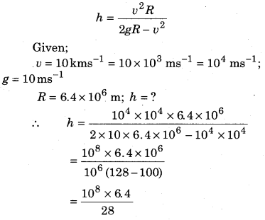 RBSE Solutions for Class 11 Physics Chapter 6 Gravitation 31