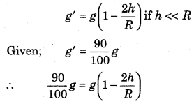 RBSE Solutions for Class 11 Physics Chapter 6 Gravitation 38
