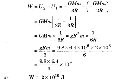 RBSE Solutions for Class 11 Physics Chapter 6 Gravitation 43