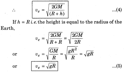 RBSE Solutions for Class 11 Physics Chapter 6 Gravitation 7