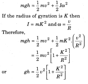 RBSE Solutions for Class 11 Physics Chapter 7 Rigid Body Dynamics 12