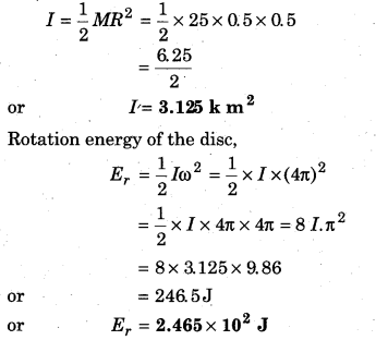 RBSE Solutions for Class 11 Physics Chapter 7 Rigid Body Dynamics 45