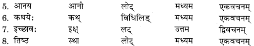 RBSE Solutions for Class 11 Sanskrit सत्प्रेरिका Chapter 6 दशरथ-श्रवणकुमारवृत्तम् 6