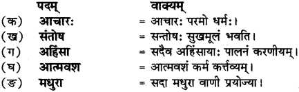 RBSE Solutions for Class 12 Sanskrit Chapter 3 मानवधर्मः 8