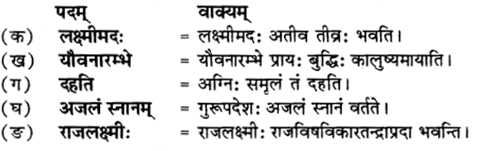 RBSE Solutions for Class 12 Sanskrit Chapter गुरूपदेशः 10