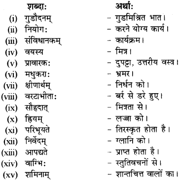 RBSE Solutions for Class 12 Sanskrit विजेत्री Chapter 5 मेघदूतपीयूषम् 21
