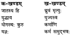 RBSE Solutions for Class 9 Sanskrit सरसा Chapter 6 गीतामृतम् 2