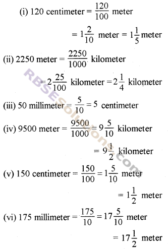 RBSE Solutions for Class 5 Maths Chapter 13 Measurement of Length Ex 13.1 image 1