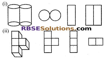 RBSE Solutions for Class 7 Maths Chapter 12 ठोस आकारों का चित्रण Ex 12.3
