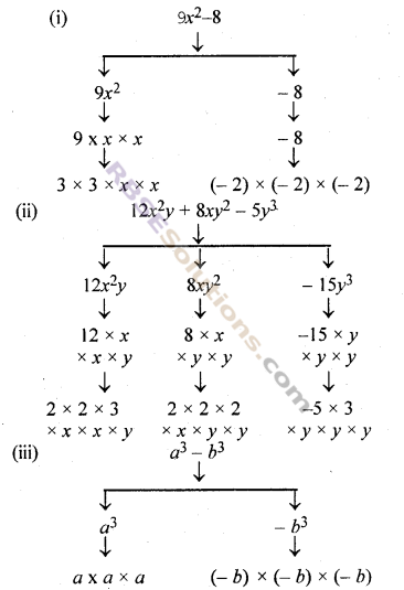 RBSE Solutions for Class 7 Maths Chapter 13 बीजीय व्यंजक Ex 13.1