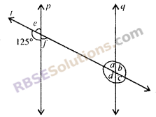 RBSE Solutions for Class 7 Maths Chapter 7 कोण एवं रेखाएँ Additional Questions 
